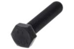 Sechskantschraube(n) M12 x  40, DIN 933 (ISO 4017) Kl.  8.8; blank schwarz